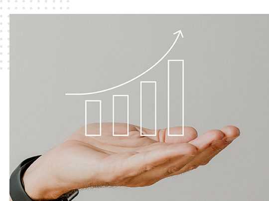 digital increasing bar graph
