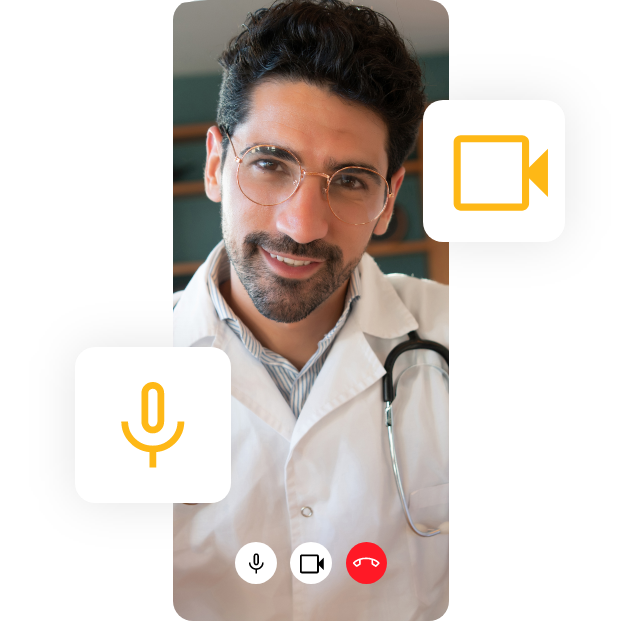 virtual doctor meeting